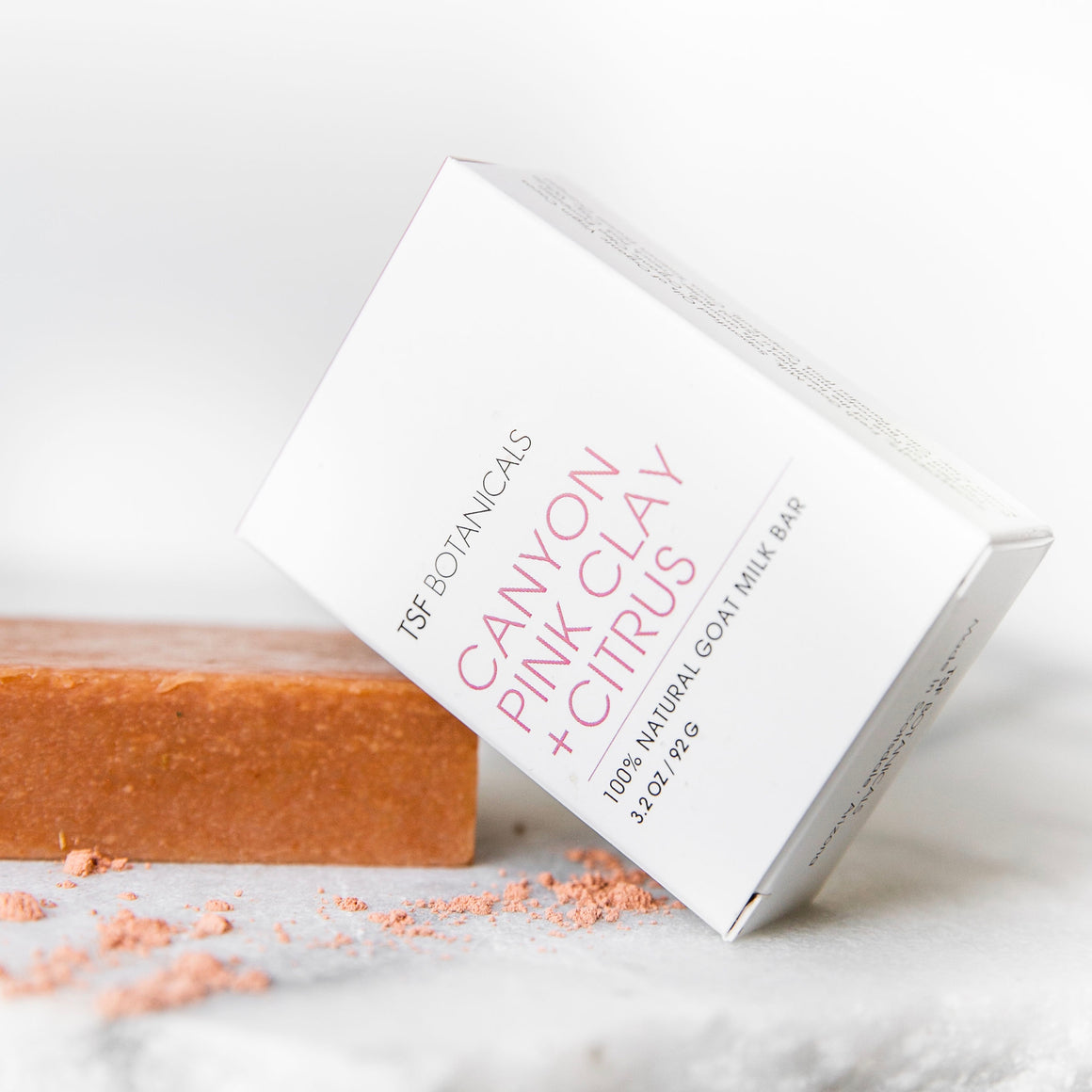 CANYON PINK CLAY + GRAPEFRUIT. 💗   Mature/Dry + Normal Skin || GOAT MILK FACE CLEANSING BAR || Olive Oil + Shea Butter